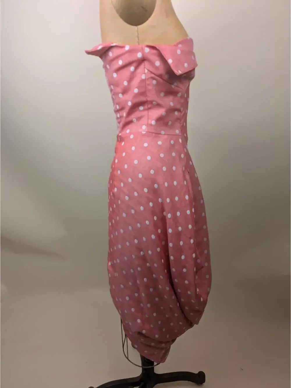 2010's vivienne westwood red label pink polka dot corset dress - Picture 9 of 9